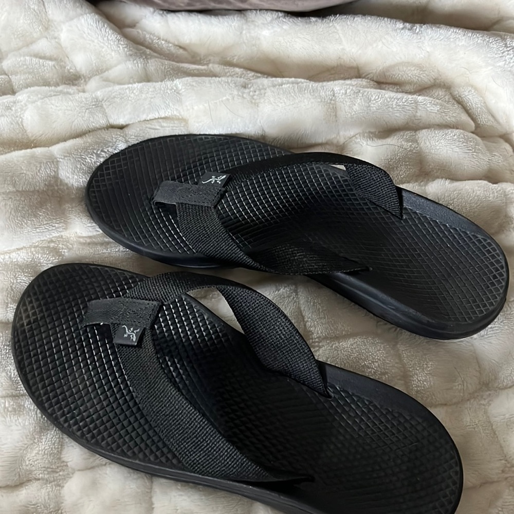 Chaco Flip Flop Rubber sole nylon straps